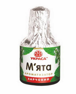 

Ароматизатор "УКРАСА" пищевой (5 мл) "Мята"