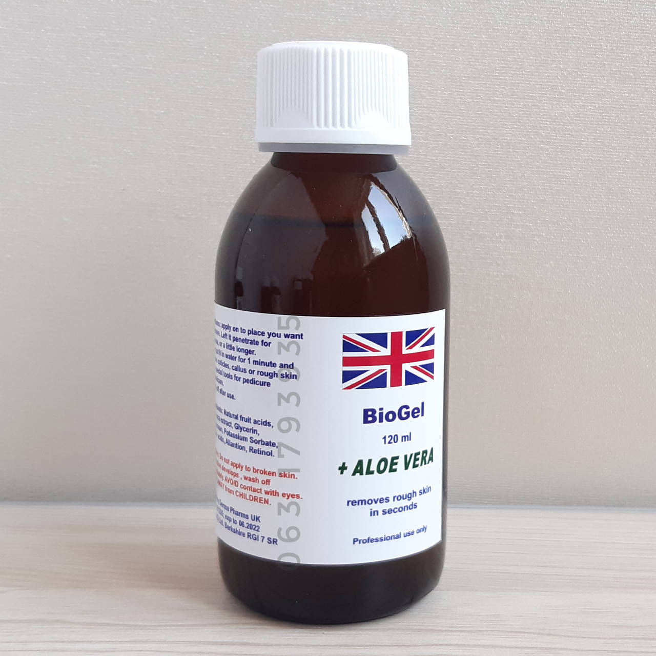 

ОРИГИНАЛ 120мл. Фруктовая кислота с алоэ вера Dermapharms UK