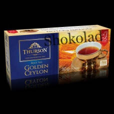 

Чай черный Золотой Цейлон Турсон 25 пакетов