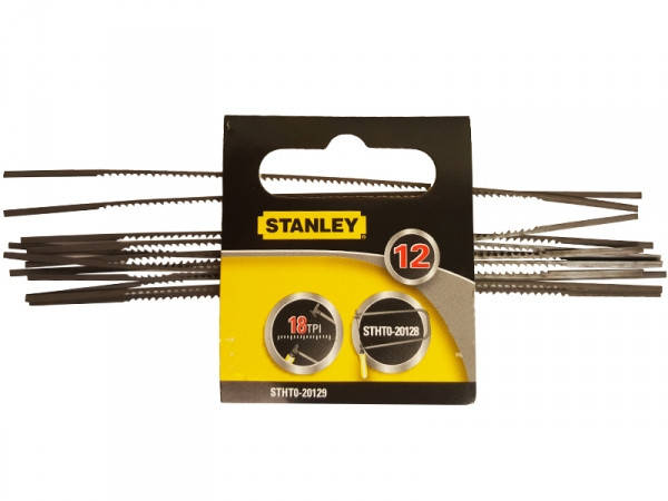 

Полотна до лобзика STHT0-20128 12шт Stanley STHT0-20129 | Пилочки для лобзика запасні