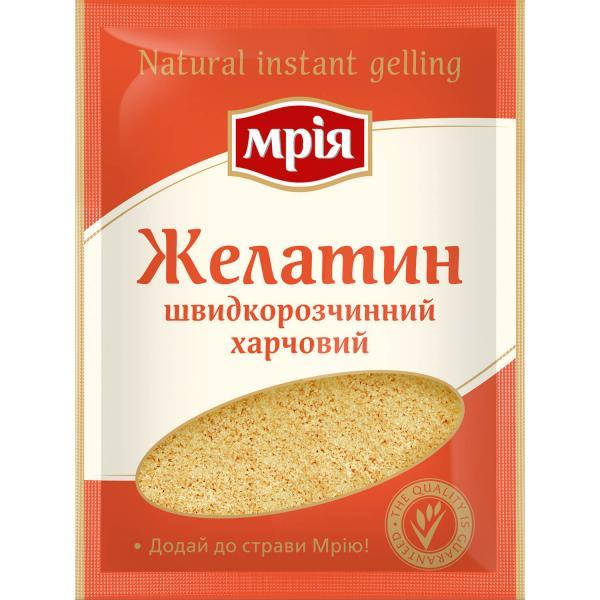 

Желатин Мрия 25г (Ящик 42шт.)