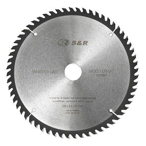 

Диск пильный S&R Meister Wood Craft 230х30х2,4 мм 238060230