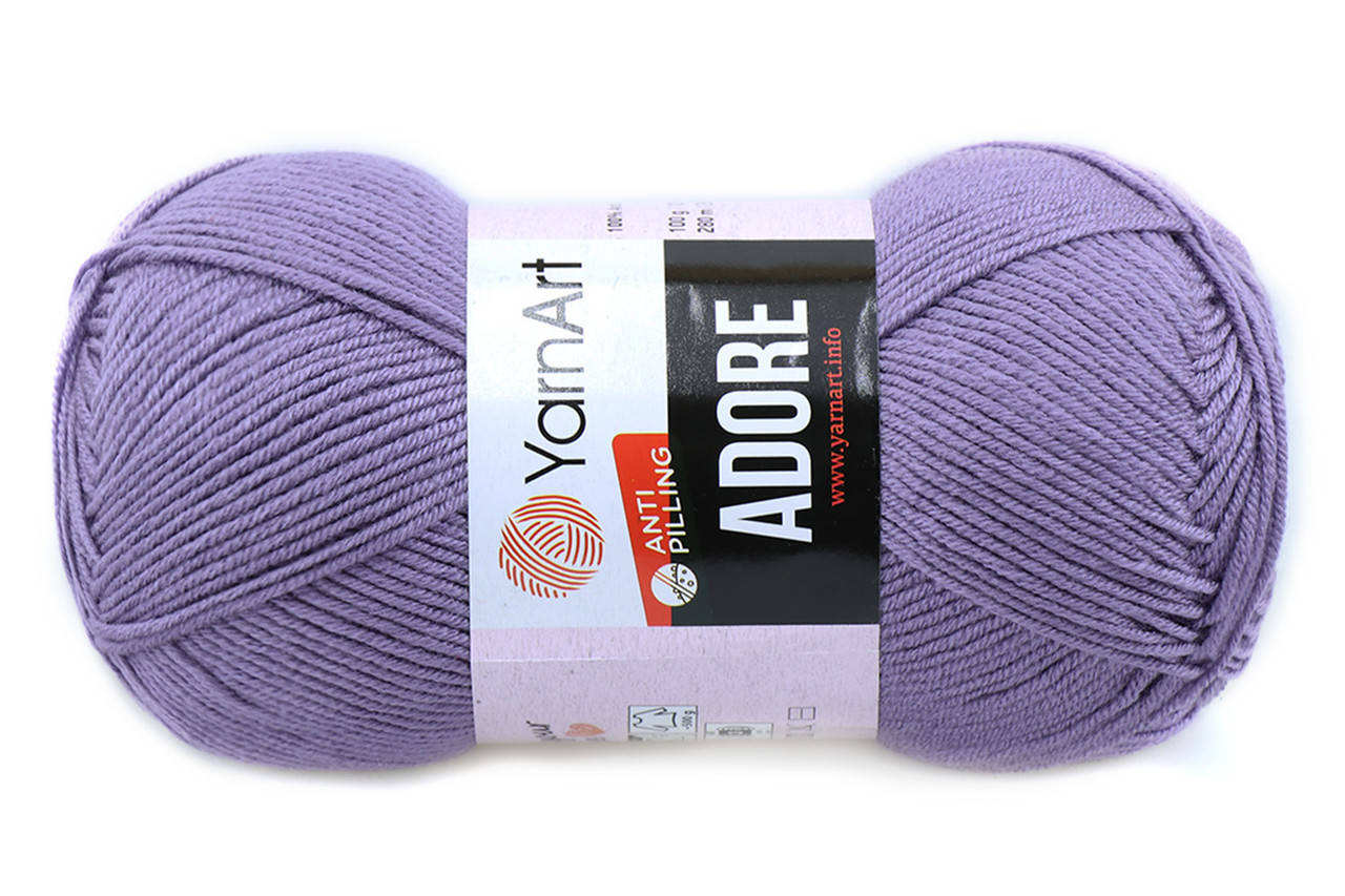 

YarnArt Adore, Лаванда №345, Сиреневый
