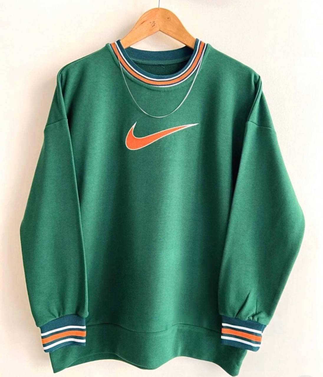 

Унисекс Свитшот Nike Vintage в Зеленом Цвете M, Зелёный