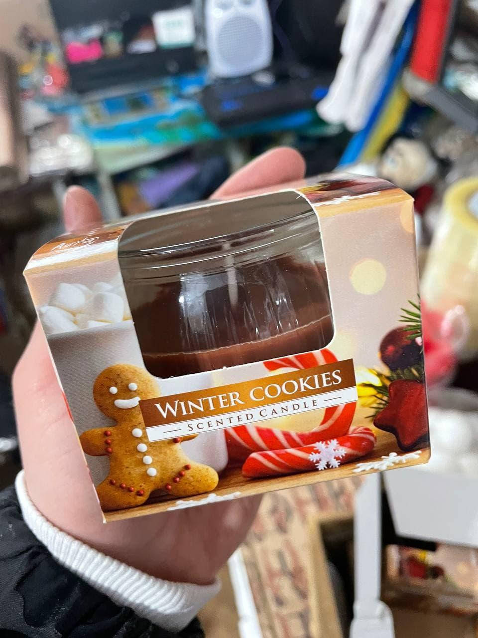

Аромасвічка в стакані Winter COOKIES Польська