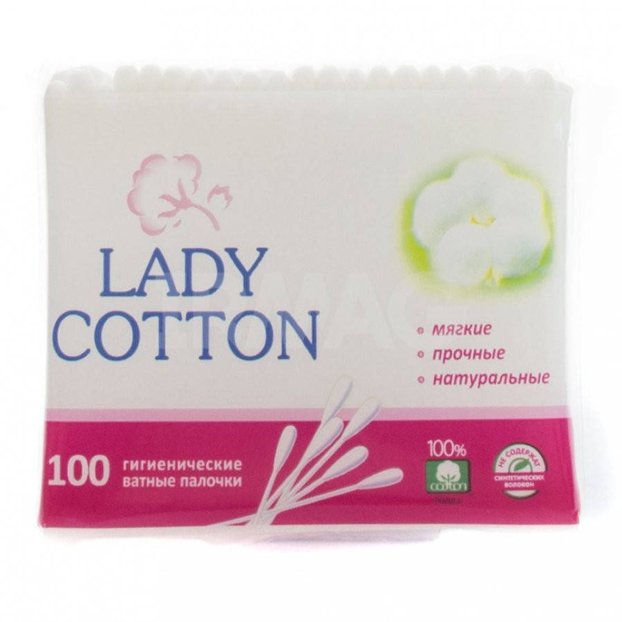 

Ватные палочки Lady Cotton (100 шт/уп)