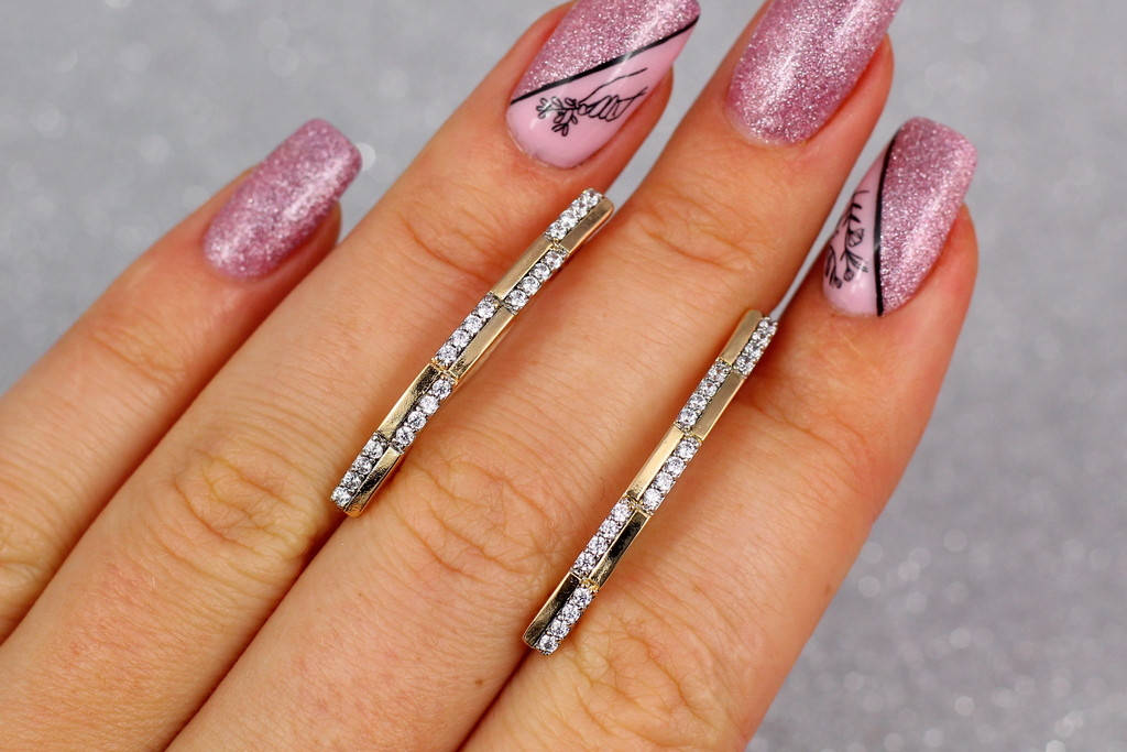 

Серьги Xuping Jewelry дорожки из камней в шахматном порядке 3.5 см золотистые