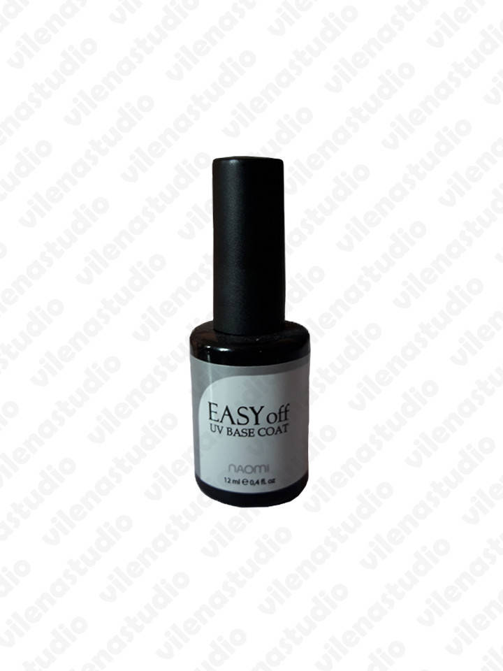 

База для гель лака и наращивания ногтей Naomi easy off uv base coat 12 мл
