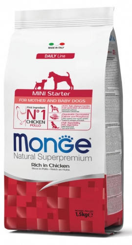 

MONGE DOG Mini Starter для собак мелких пород до 10кг - 1,5 кг