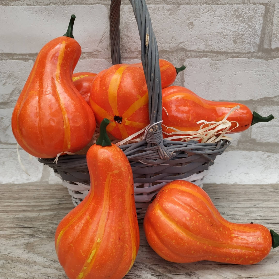 

Тыква грушевидная муляж 16 см