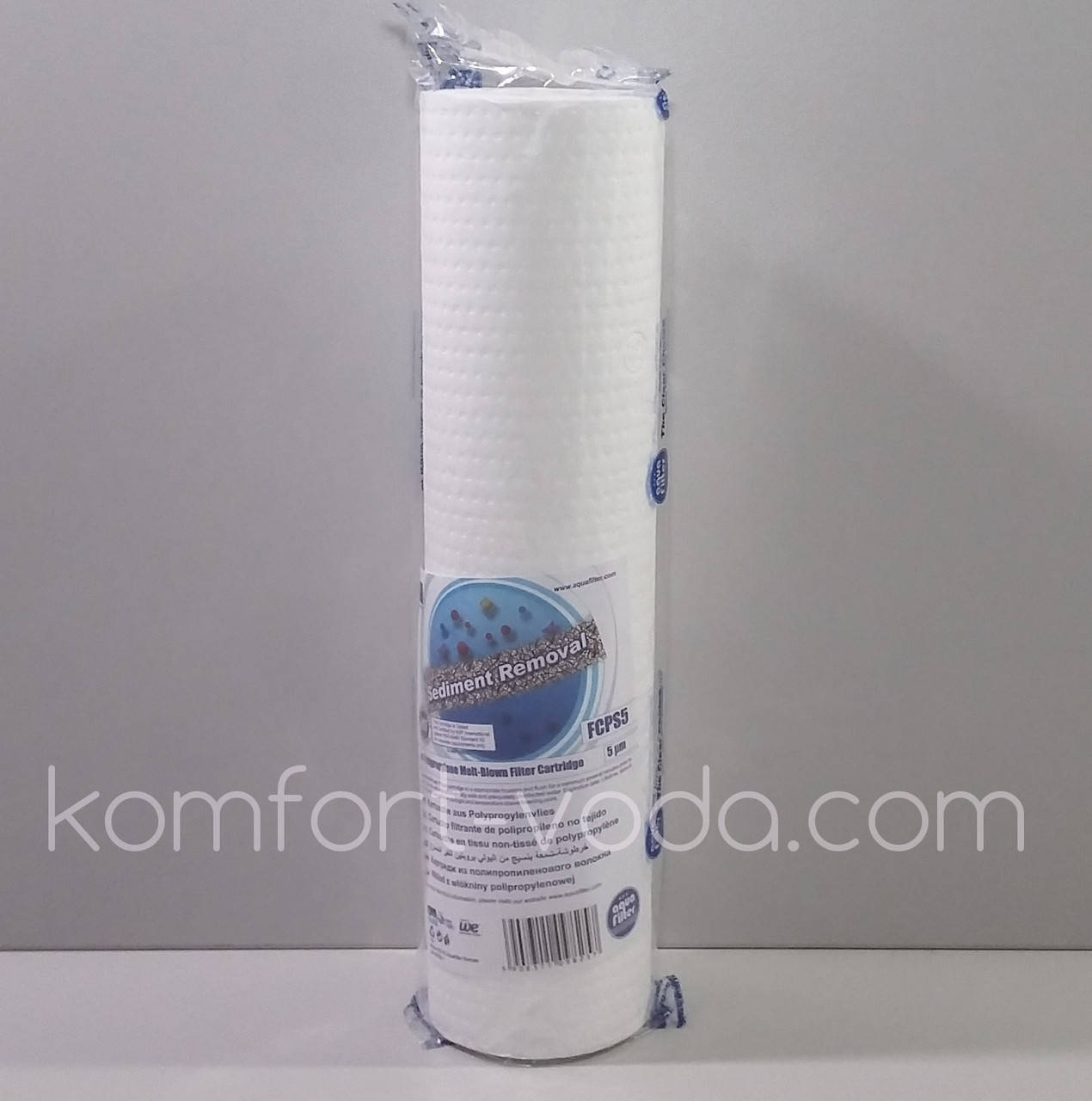 

Картридж из полипропилена Aquafilter FCPS5 10"(5 мкм)
