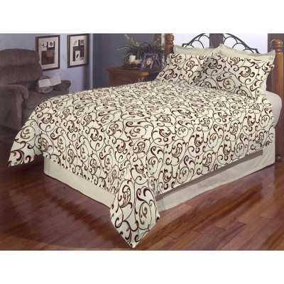 

Простынь Вилена бязь Голд 1,5 размер Завитки на бежевом, Бежевый