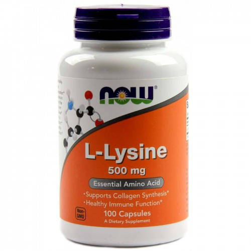 

Л-Лизин (L-Lysine) 500 мг 100 капсул