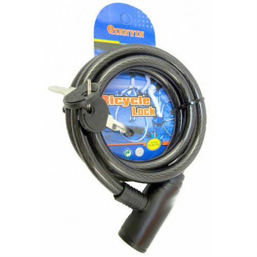 

Замок Дешевый 1-сорт 10 х 800 Ключ простой. Велосипедный замок. Противоугонный замок.