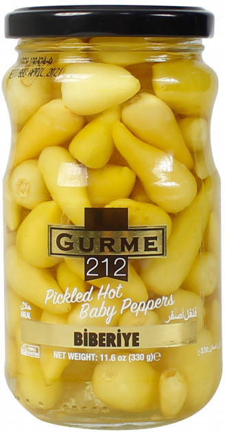 

Перець гострий маринований 370 г (Baby) 330 г "GURME" 212