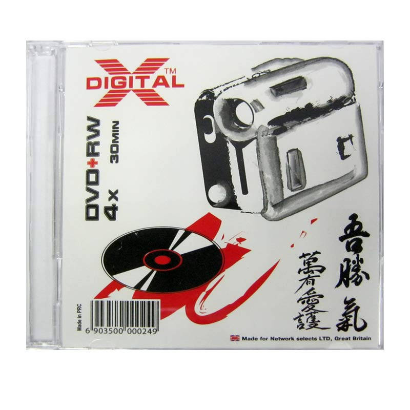 

Диск mini DVD+RW X-DIGITAL 1,4Gb 4x mini slim