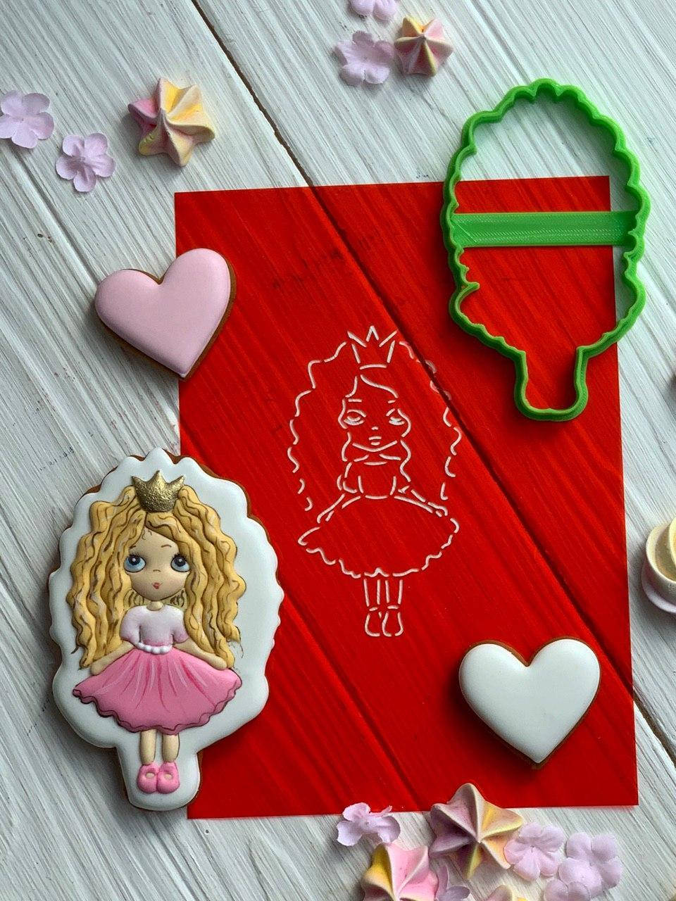 

3D формочки-вырубки для пряников "Принцесса 8"