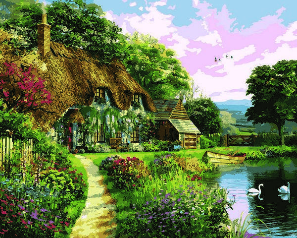 

Картина по номерам Тихая заводь 40 х 50 см (MR-Q2206)