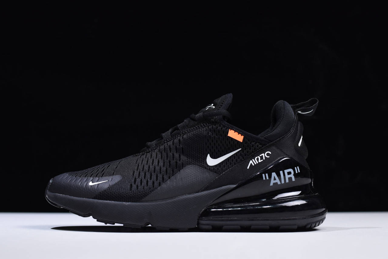 

Летние мужские кроссовки Nike Air Max 270 x Off White Black (Черный)