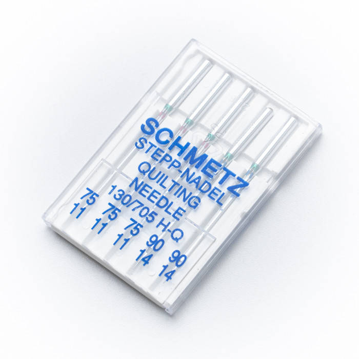 

Набор игл для бытовых швейных машин SCHMETZ Quilting 130/705 H-Q №75(3 шт), №90(2 шт)