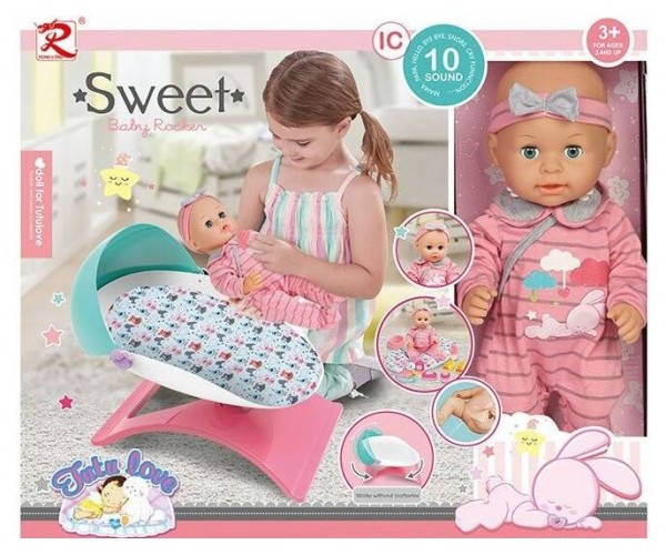 

Пупс функциональный музыкальный 8695-8696-8698 6функций пахнет 185682