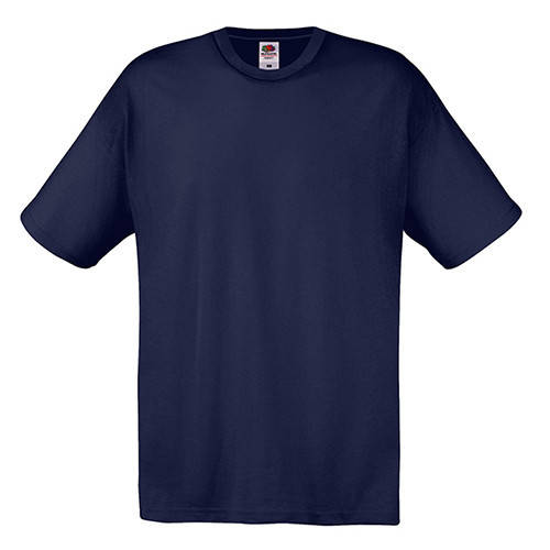

Футболка Fruit of the Loom Original T Deep Navy Футболки унисекс Футболка мужская Мужская футболка, Темно-синий