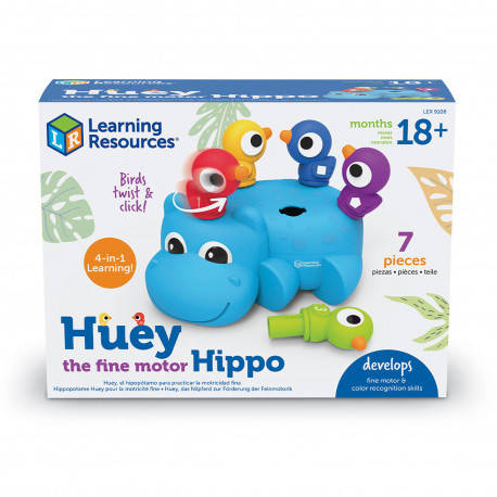 

Обучающий игровой набор-сортер "Дружелюбный Бегемотик" Learning Resources, Разные цвета