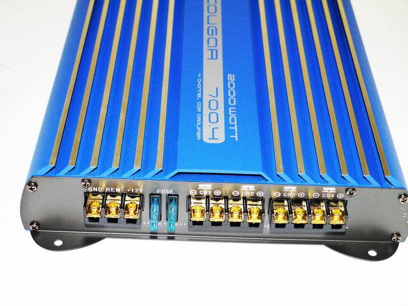 

4-х канальный усилитель Cougar 700.4 2000Вт