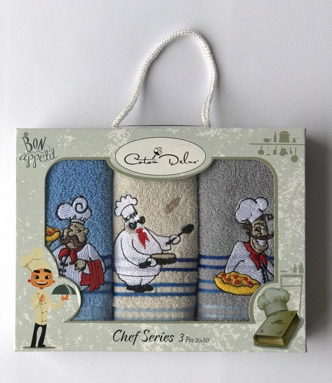 

Набор кухонных полотенец Coton Delux Chef Series V2 30*50 3 шт