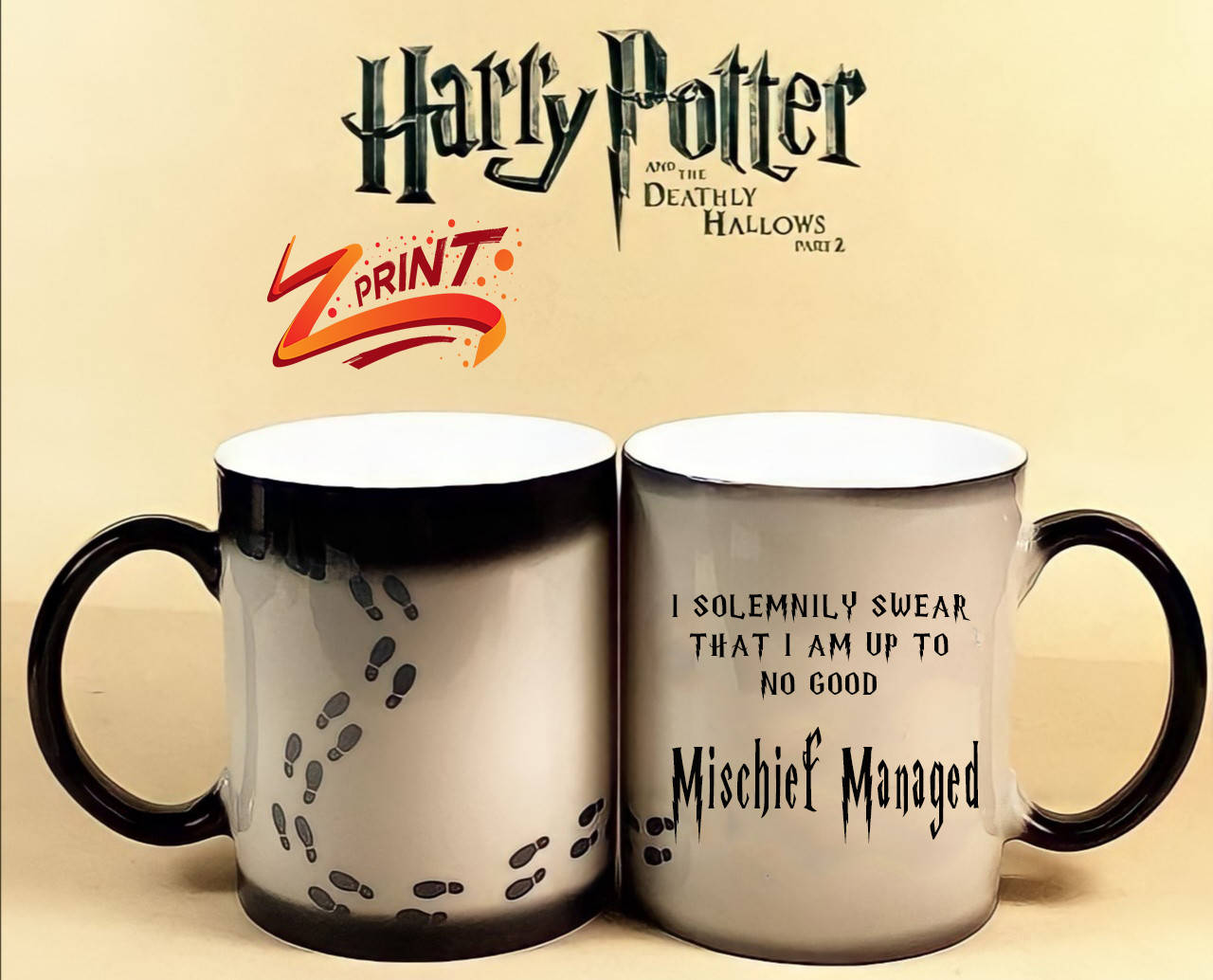 

Магическая чашка хамелеон Гарри Поттер ( Harry Potter ), Черный
