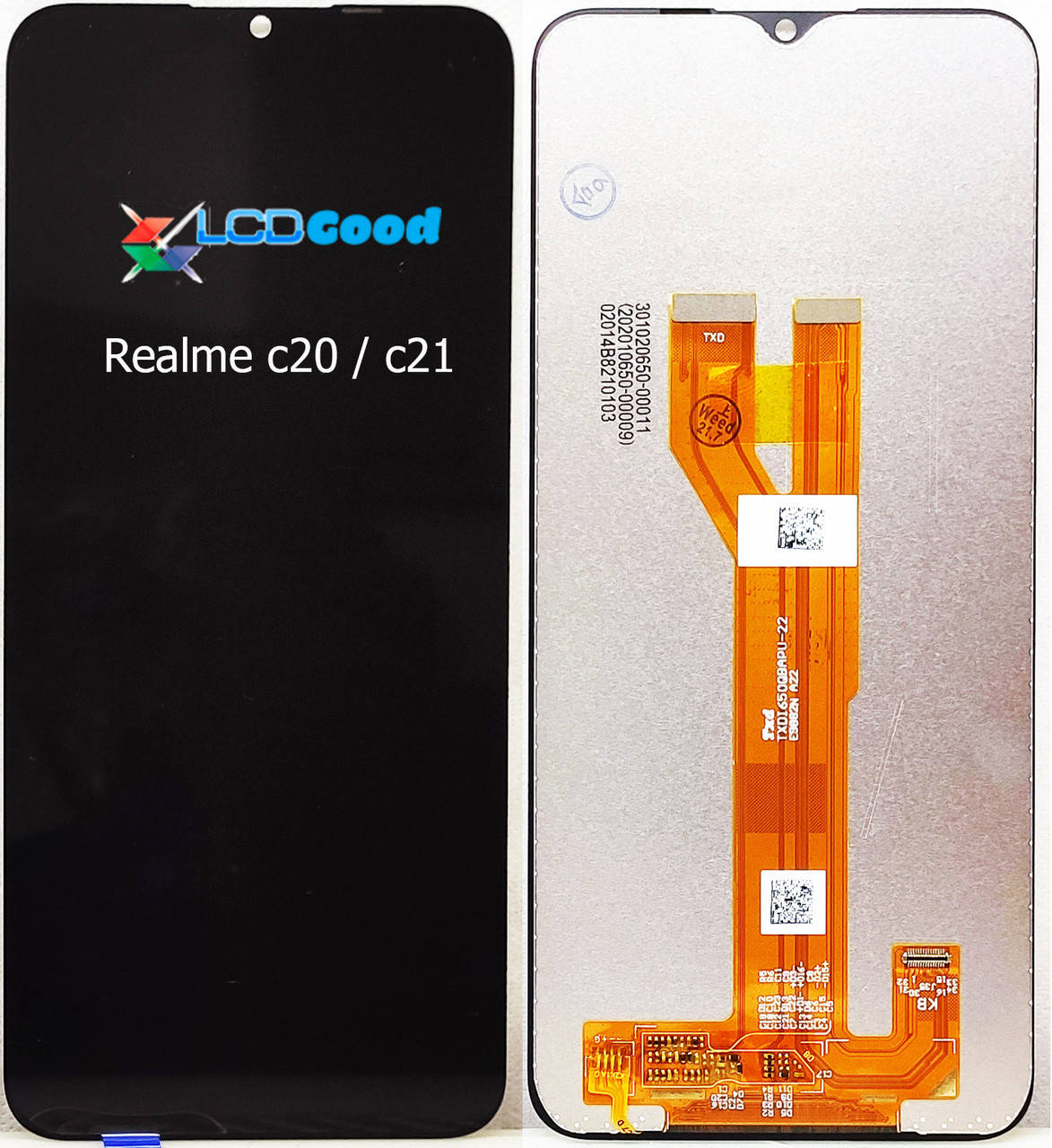 

Модуль ( дисплей + тачскрин ) Realme c20 / c21 / c11 2021 RMX3231 Чорний, Черный