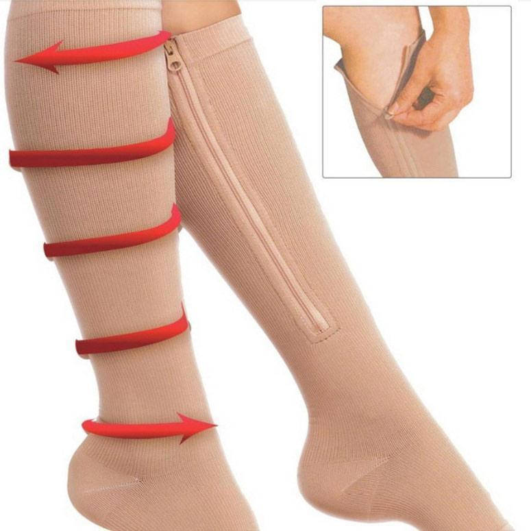 

Компрессионные гольфы на молнии Zip Sox L/XL песочный 148977