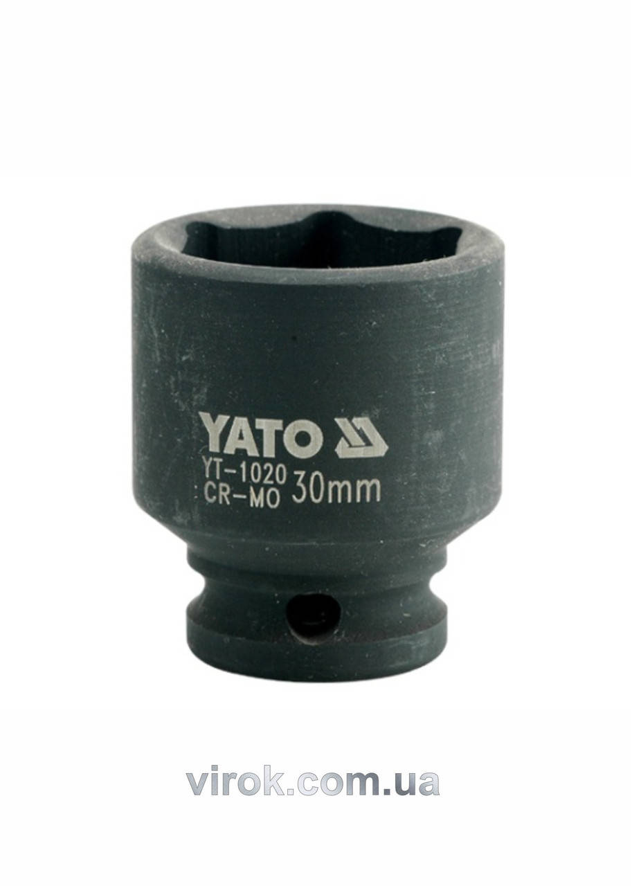 

Головка торцевая ударная шестигранная YATO 1/2" М30 х 48 мм YT-1020