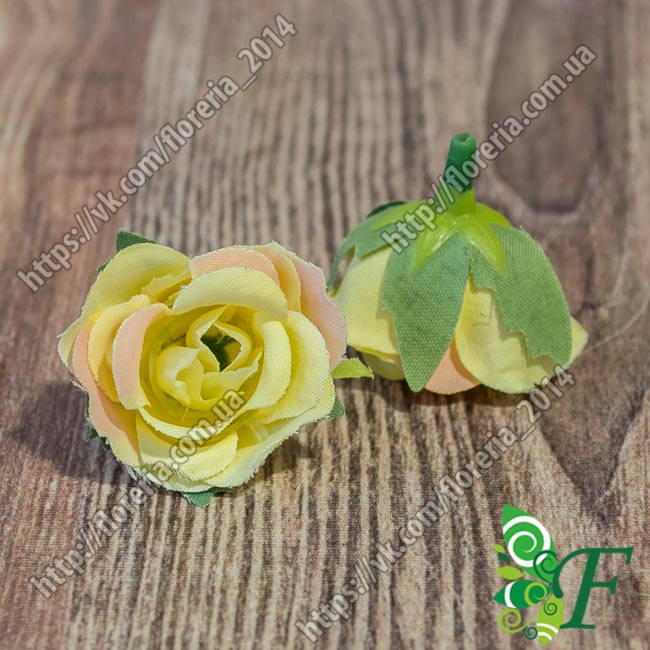 

Головка роз МИНИ желтый ГолМИНИ