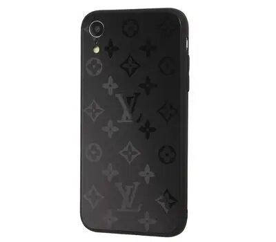 

Чехол стеклянный Glass Case Louis Vuitton Луи Витон для iPhone Xr (02) Black черный