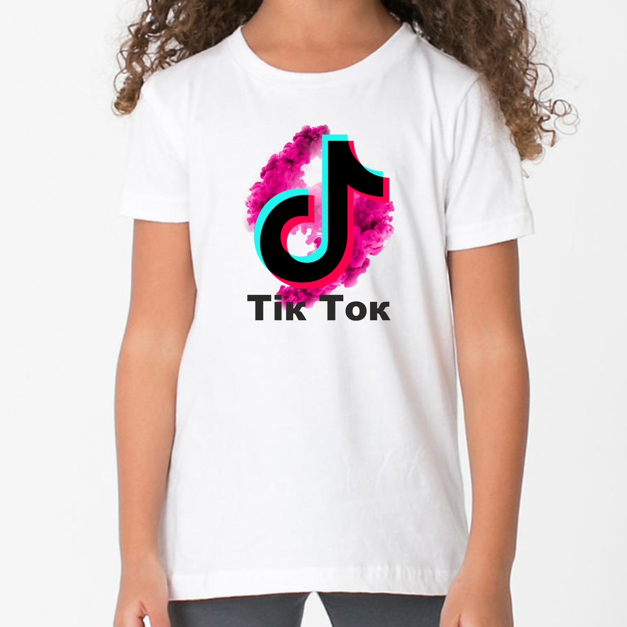 

Футболка Тик Ток. Качественная футболка., Белый