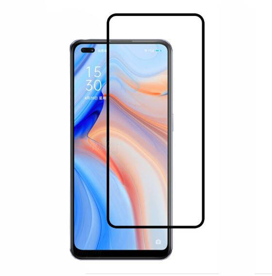 

Защитное стекло Oppo Reno4 Lite Full Glue 5D (Mocolo 0.33 mm), Черный