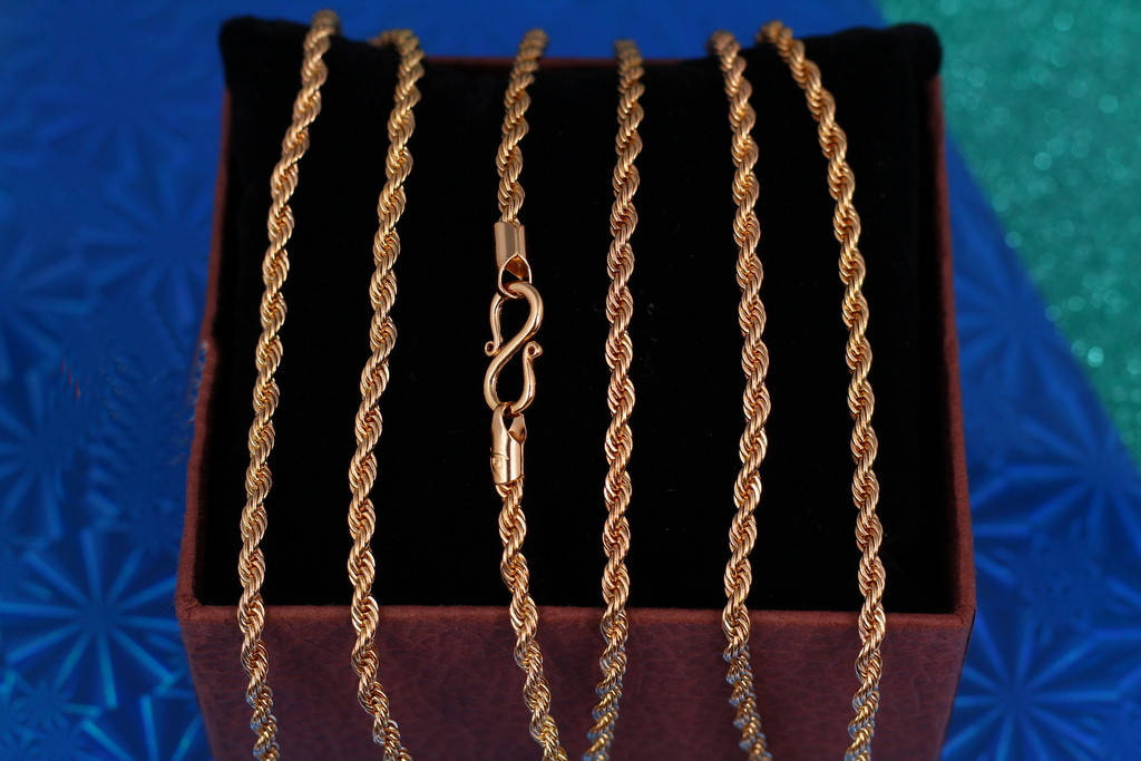 

Цепь Xuping Jewelry канатик 45 см 3 мм золотистая