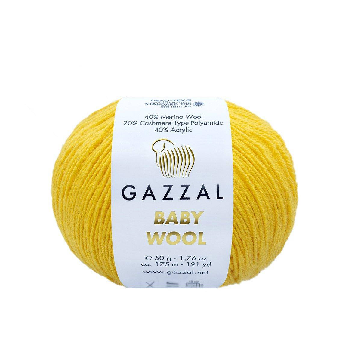 

Gazzal Baby Wool № 812 желтый
