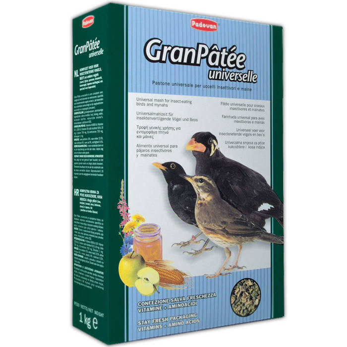 

Padovan GranPatee 1кг корм для насекомоядных птиц