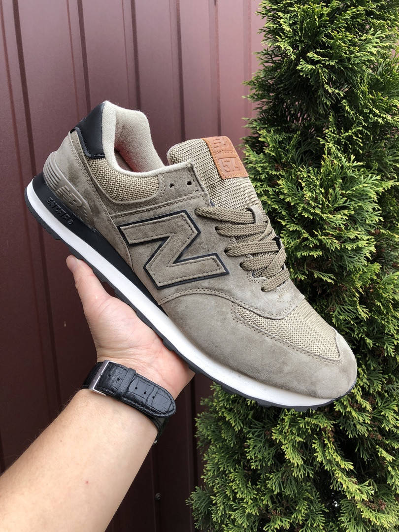 

Мужские кроссовки New Balance 574 великаны, песочно-зеленые (11156) 48, Песочный