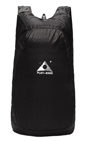 

Мини рюкзак Play-King складной нейлоновый непромокаемый легкий рюкзак 20L Black