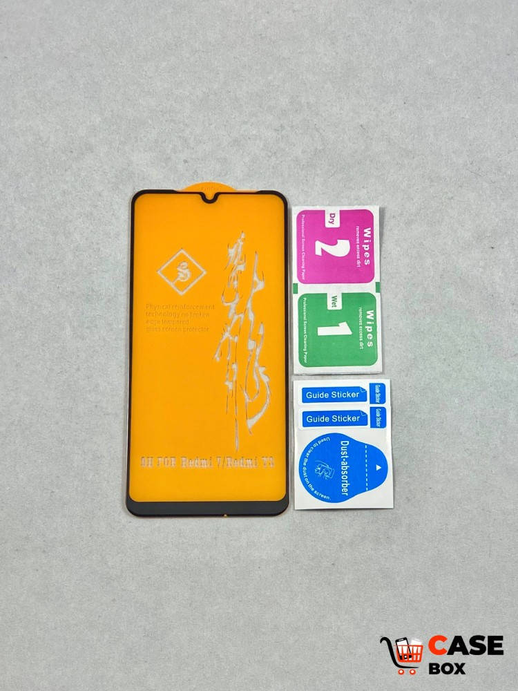 

Защитное 6D стекло для Xiaomi Redmi 7 Rinbo (Full Glue) черная, Черный