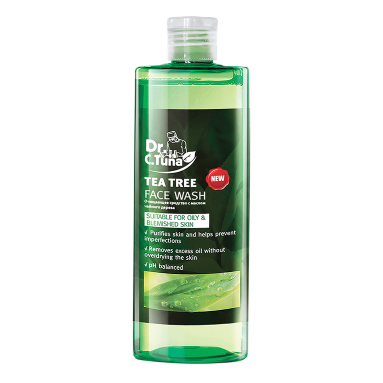 

Очищающий гель для умывания с маслом чайного дерева для жирной и проблемной кожи Dr. Tuna Farmasi