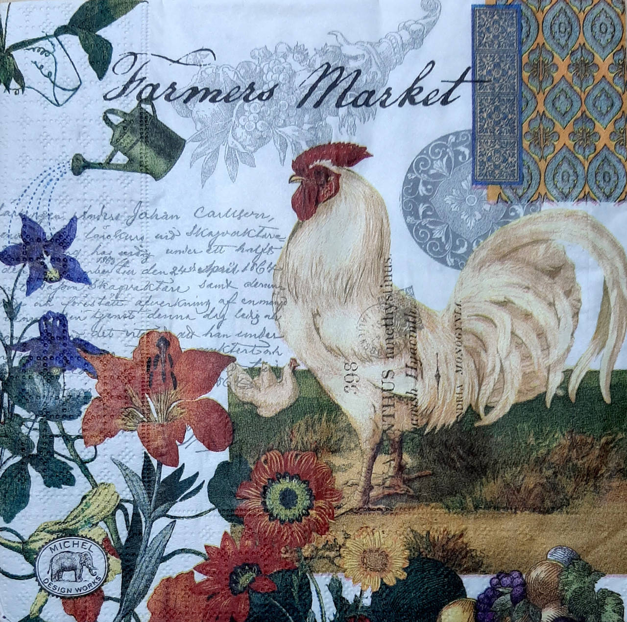 

Салфетка для декупажа ПП -20, 33х33см