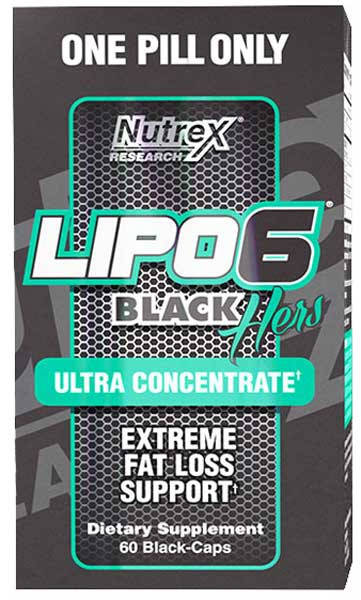 

Lipo-6 Black Hers Ultra concentrate Nutrex, 60 капсул