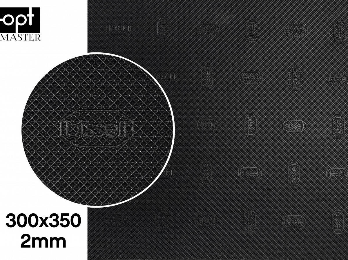 

30122T bissell полиуретан листовой подметочный, размер 300*350*2мм, цв. черный