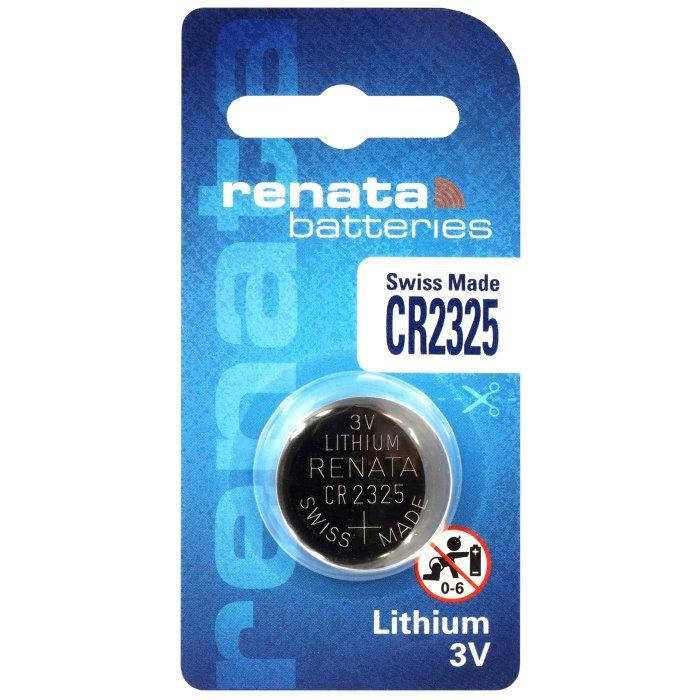 

Батарейка литиевая Renata CR2325, 3V, блистер 1шт, Swiss