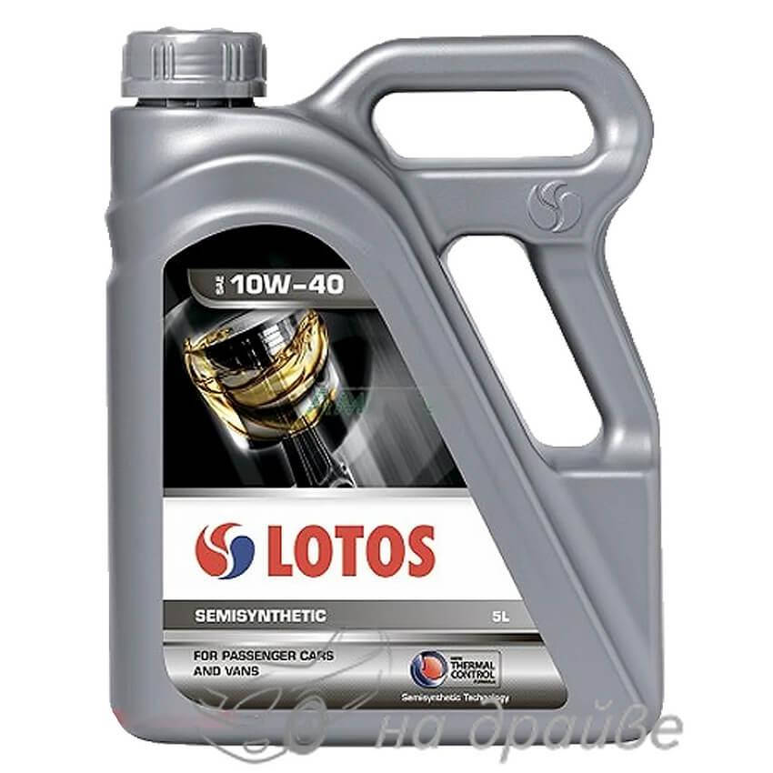 

Масло моторное SEMISYNTHETIC SN 10W40 5 л Lotos Oil