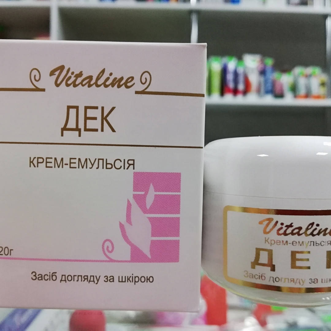 

Крем-эмульсия "ДЕК" 20 г лечебно-профилактическое средство для проблемной кожи